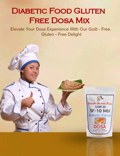 Low GI Diabetic Food Gluten Free Dosa Flour Mix Manufacturers in Arima