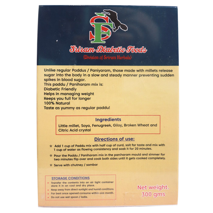 Low GI Diabetic Paniyaram Mix Manufacturers in Arima